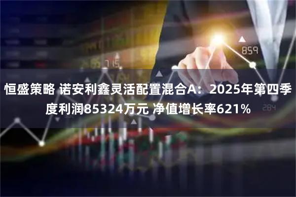 恒盛策略 诺安利鑫灵活配置混合A：2025年第四季度利润85324万元 净值增长率621%